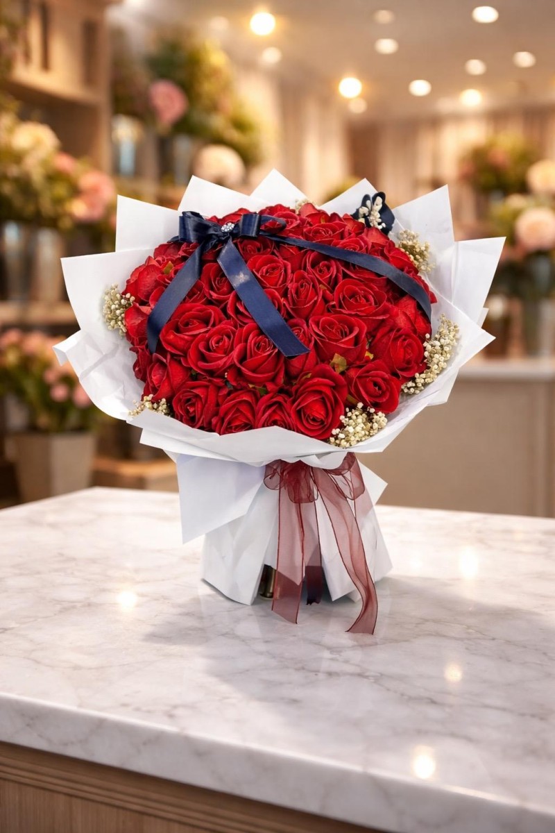 Kırmızı gül dünyası